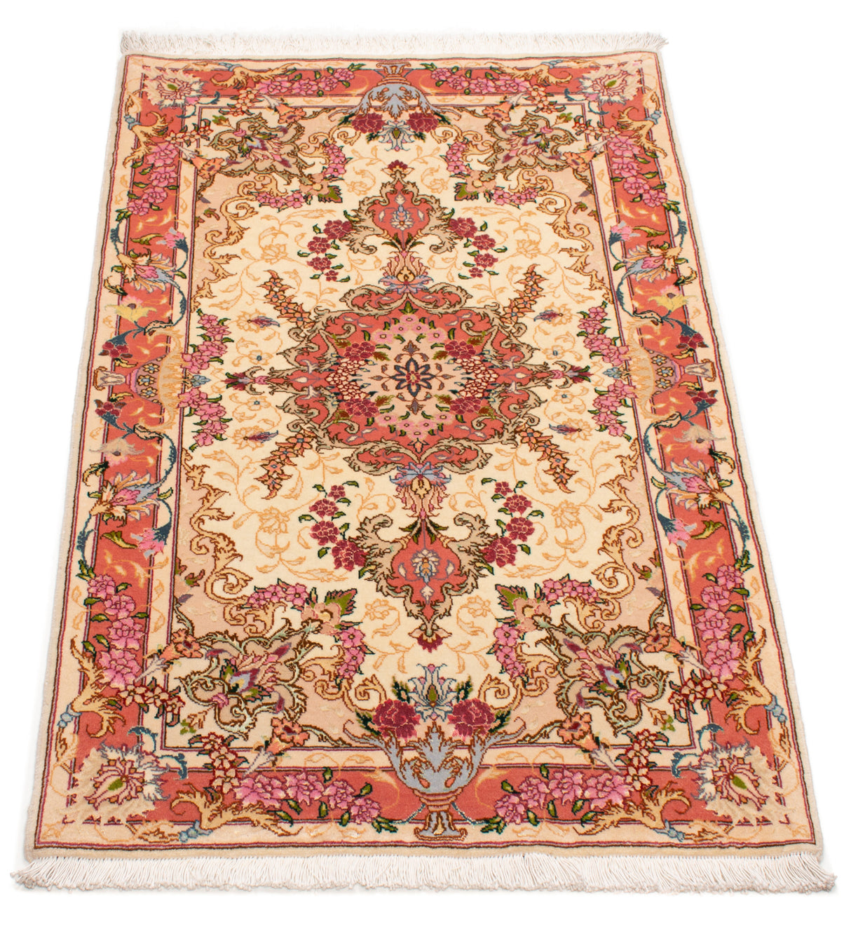 Carpetes persas Tabriz 50Raj | 123 x 77 cm