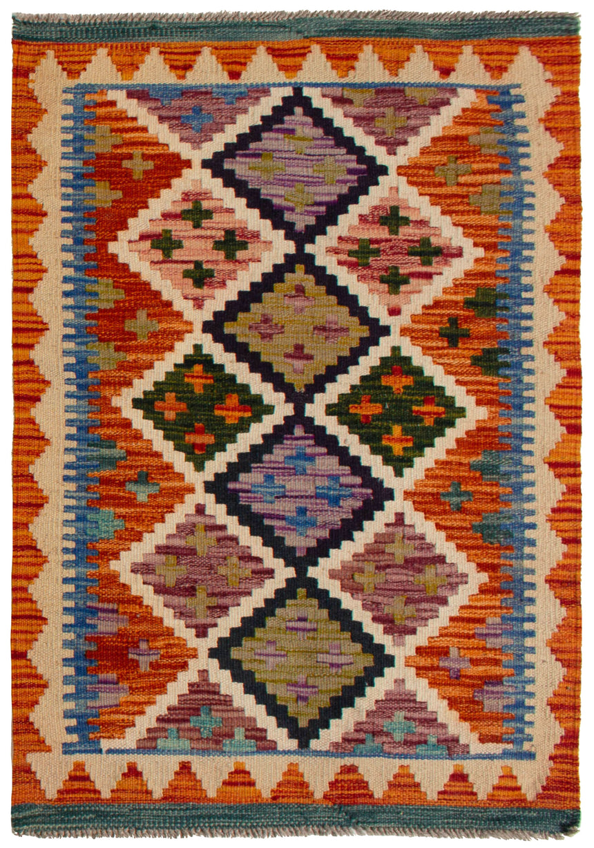 Kilim afegão | 90 x 60 (aprox.) 