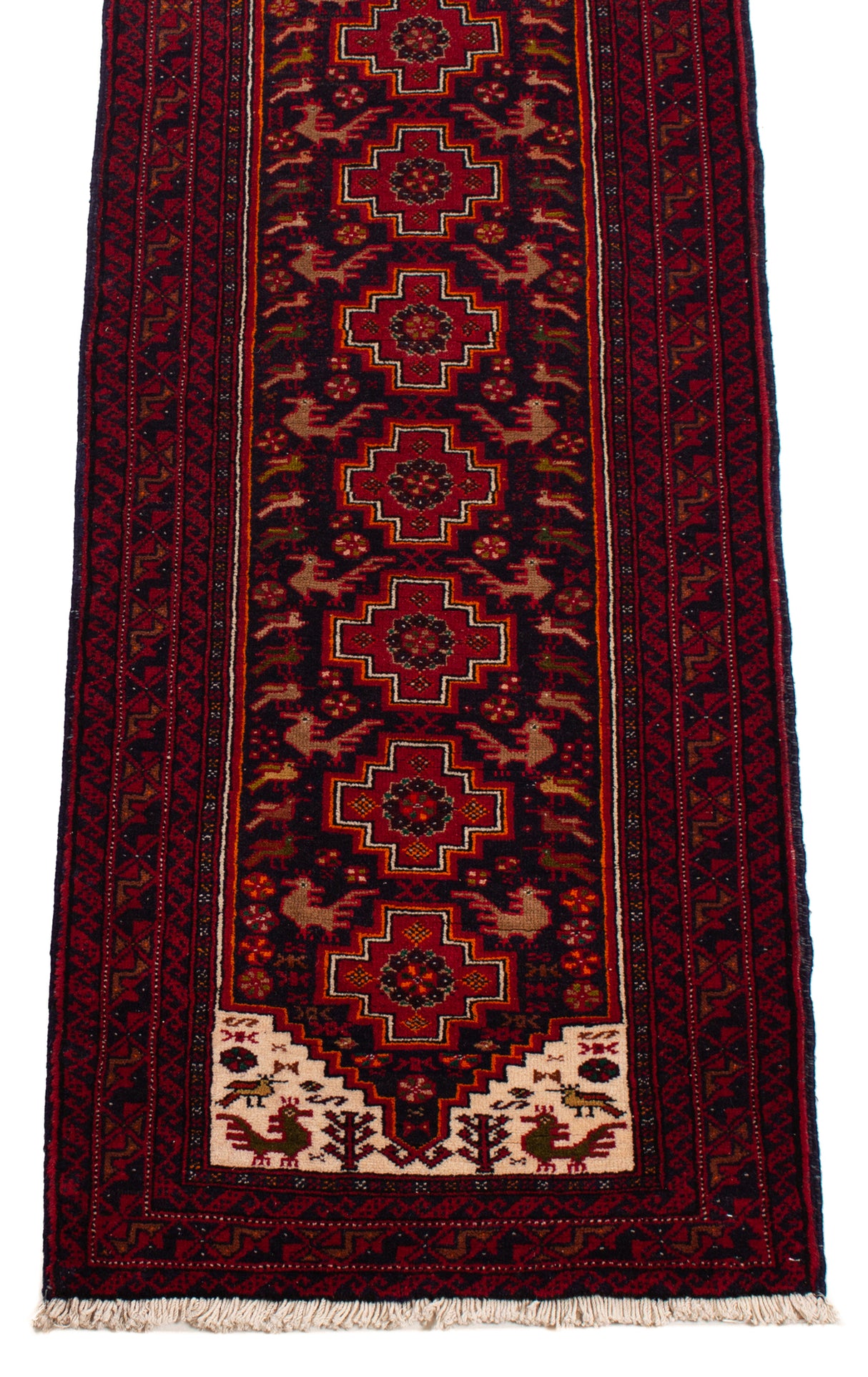 Alfombra Persa Baluch | 277 x 64 cm