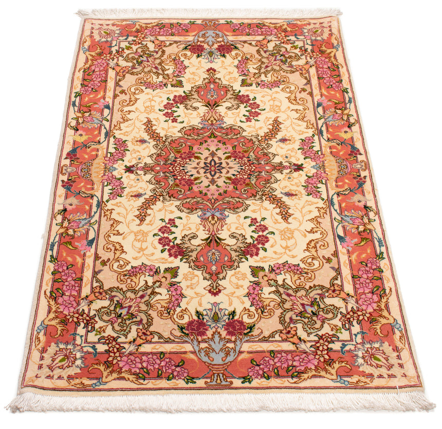 Carpetes persas Tabriz 50Raj | 126 x 76 cm