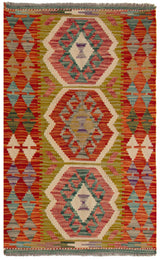 Kilim afegão | 90 x 60 (aprox.) 
