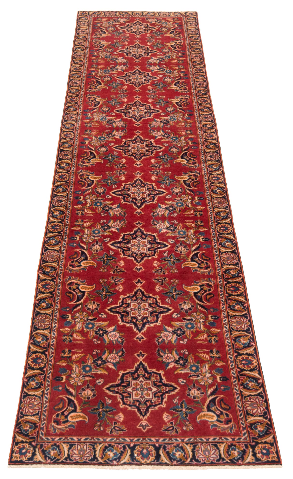 Alfombra persa Kashan | 403 x 95 cm