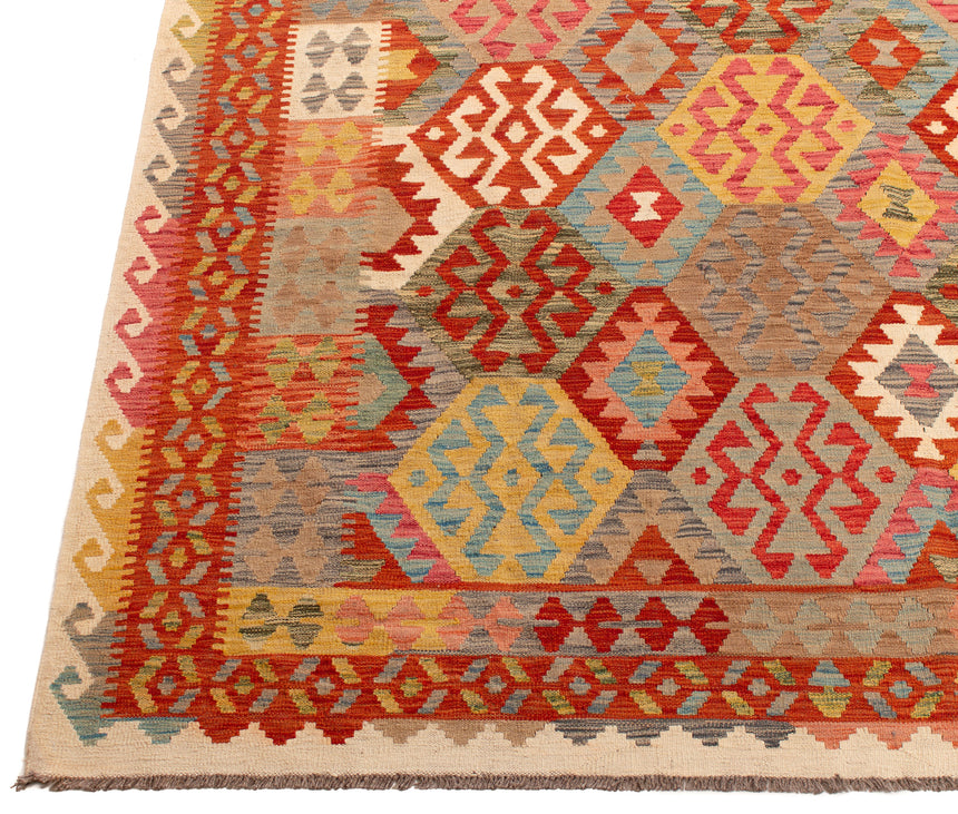 Kilim Afgano | 295 x 259 cm