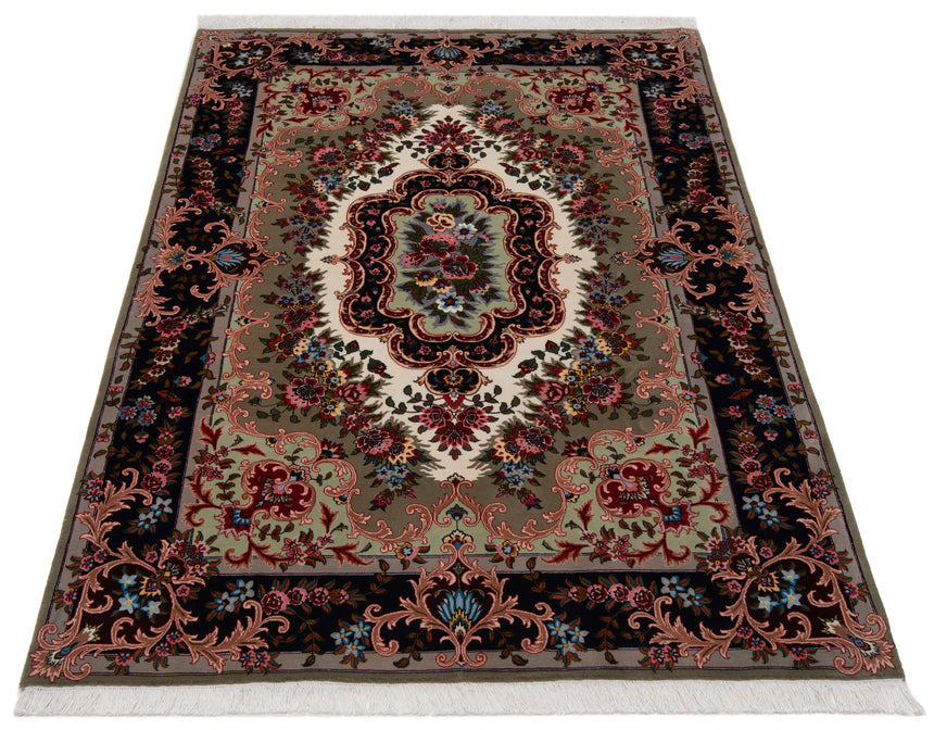 Alfombra persa Tabriz 50Raj | 216 x 155 cm