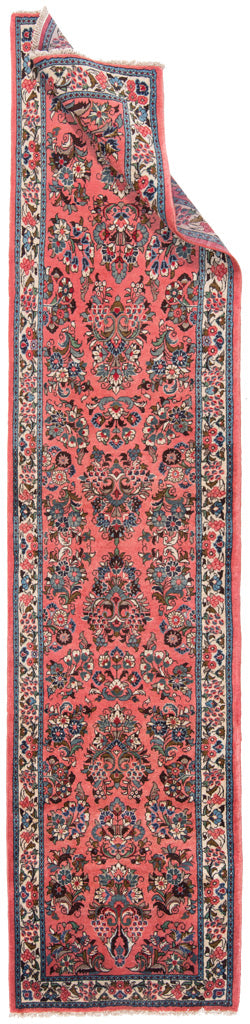 Sarough Alfombra Persa | 343 x 77 cm