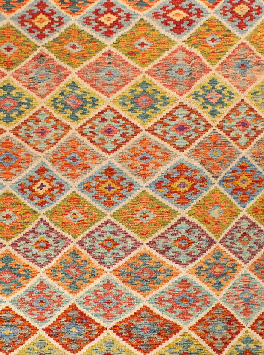 Kilim Afgano | 357 x 253 cm