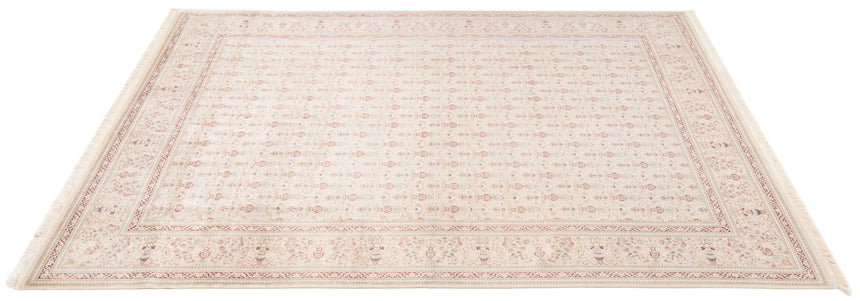 Alfombra persa de seda Qom | 354 x 252 cm