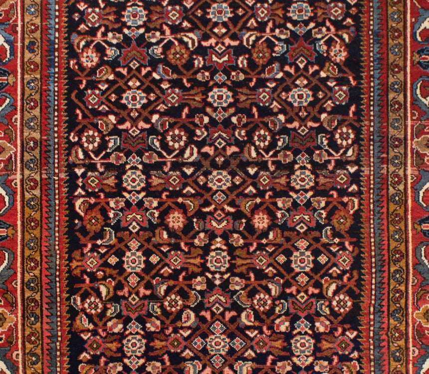 Alfombra Persa Antigua Malayer | 233 x 135 cm