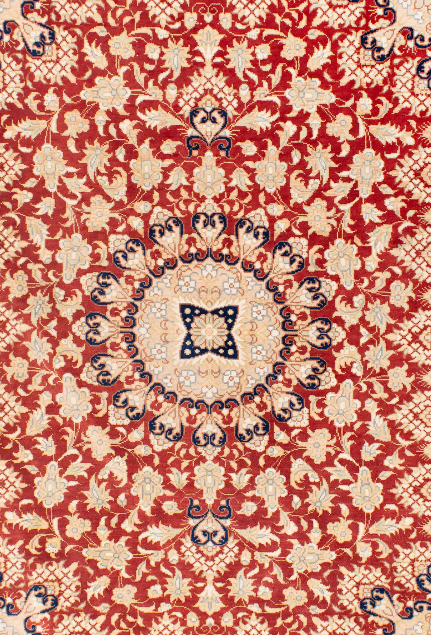 Carpete persa Qom | 80 x 50 cm