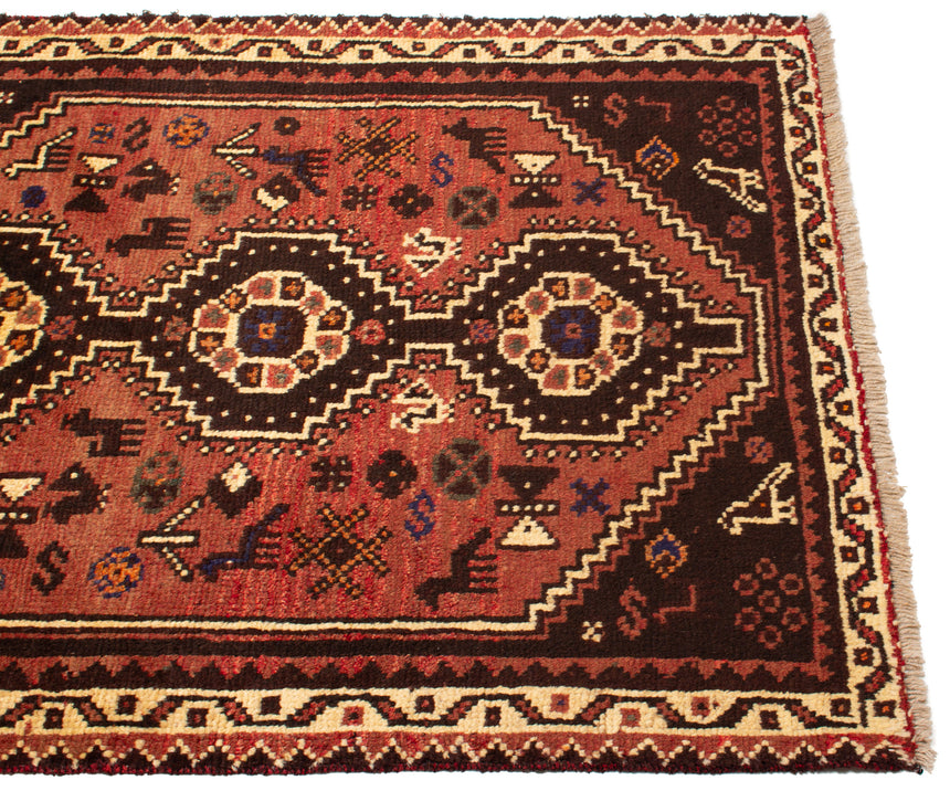 Alfombra Persa Shiraz | 136 x 102 cm