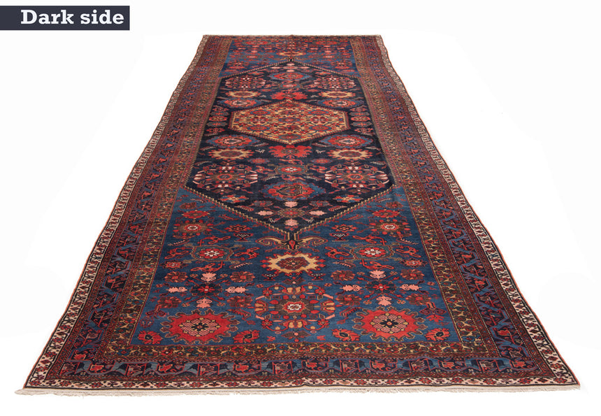 Zanjan Alfombra Persa Antigua 100 años | 617 x 205 cm