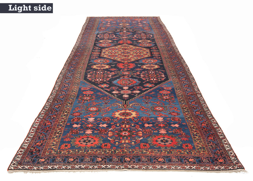 Zanjan Alfombra Persa Antigua 100 años | 617 x 205 cm