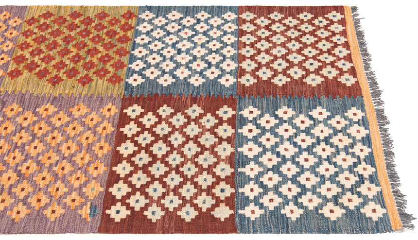 Kilim afgano | 296 x 78 cm