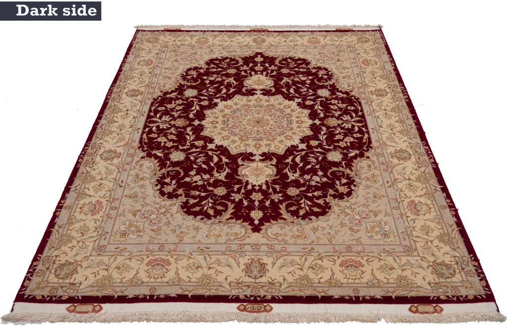 Alfombra persiana Tabriz 50Raj | 202 x 145 cm