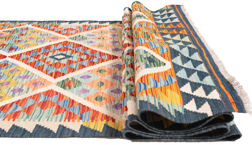 Kilim afgano | 483 x 80 cm