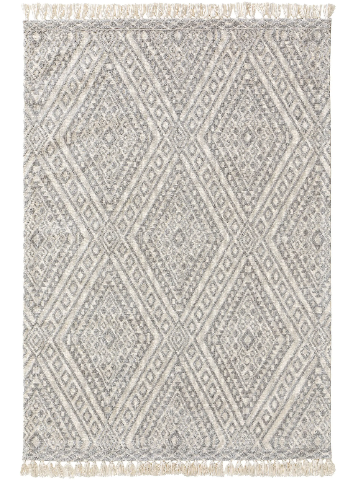 Carpete moderno cinza | 230 x 160 cm