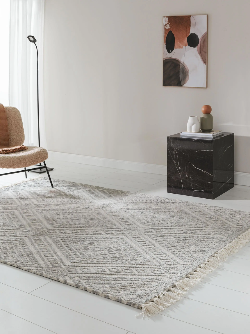 Alfombra Moderna Gris | 230 x 160 cm