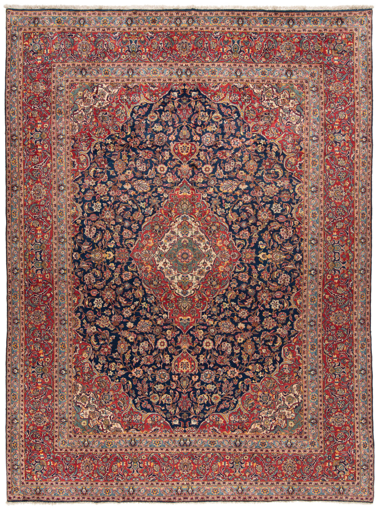 Kashan Persian Rug | 398 x 298 cm