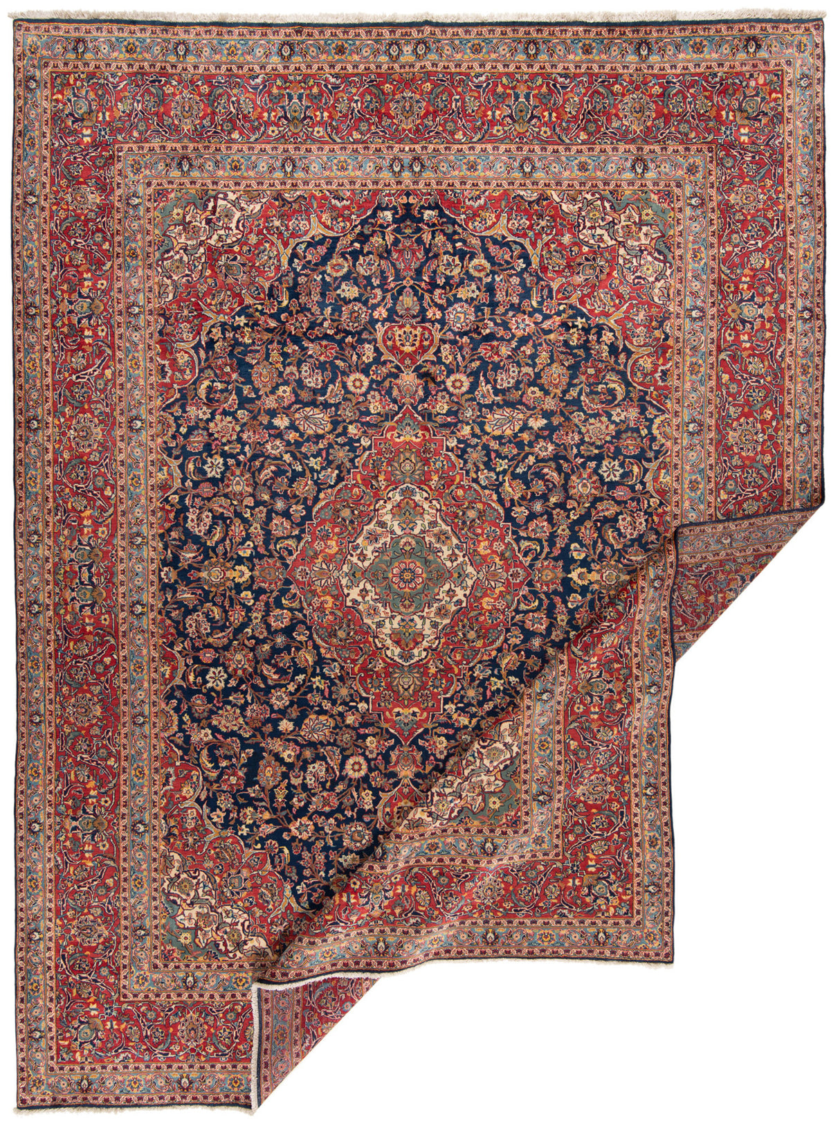 Kashan Persian Rug | 398 x 298 cm