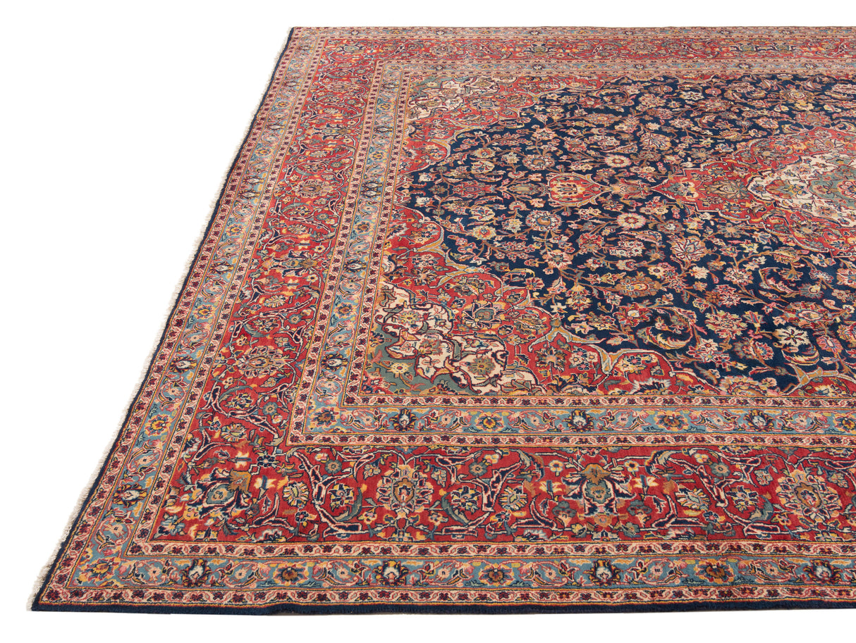 Kashan Persian Rug | 398 x 298 cm