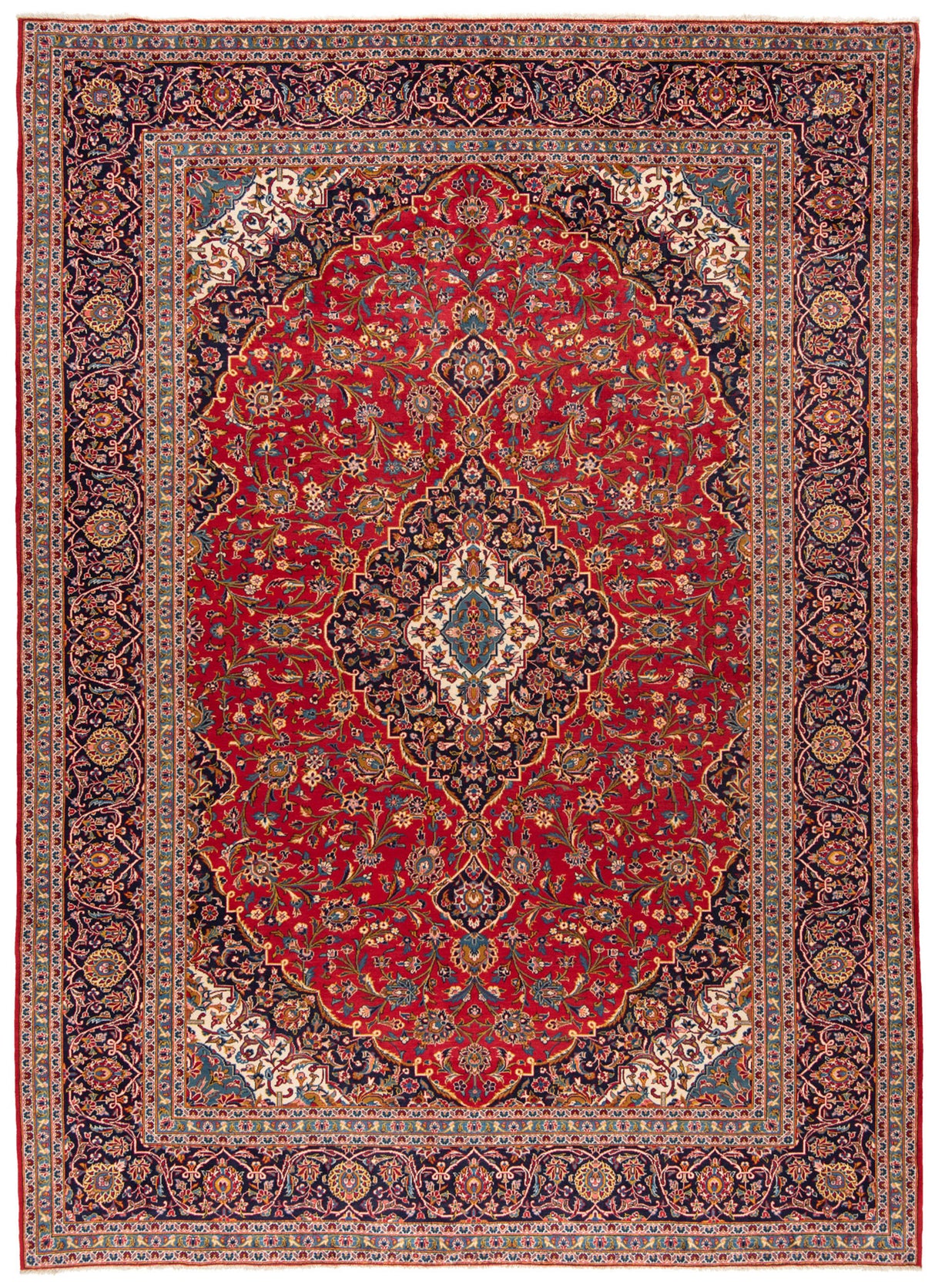 Kashan Persian Rug | 410 x 301 cm