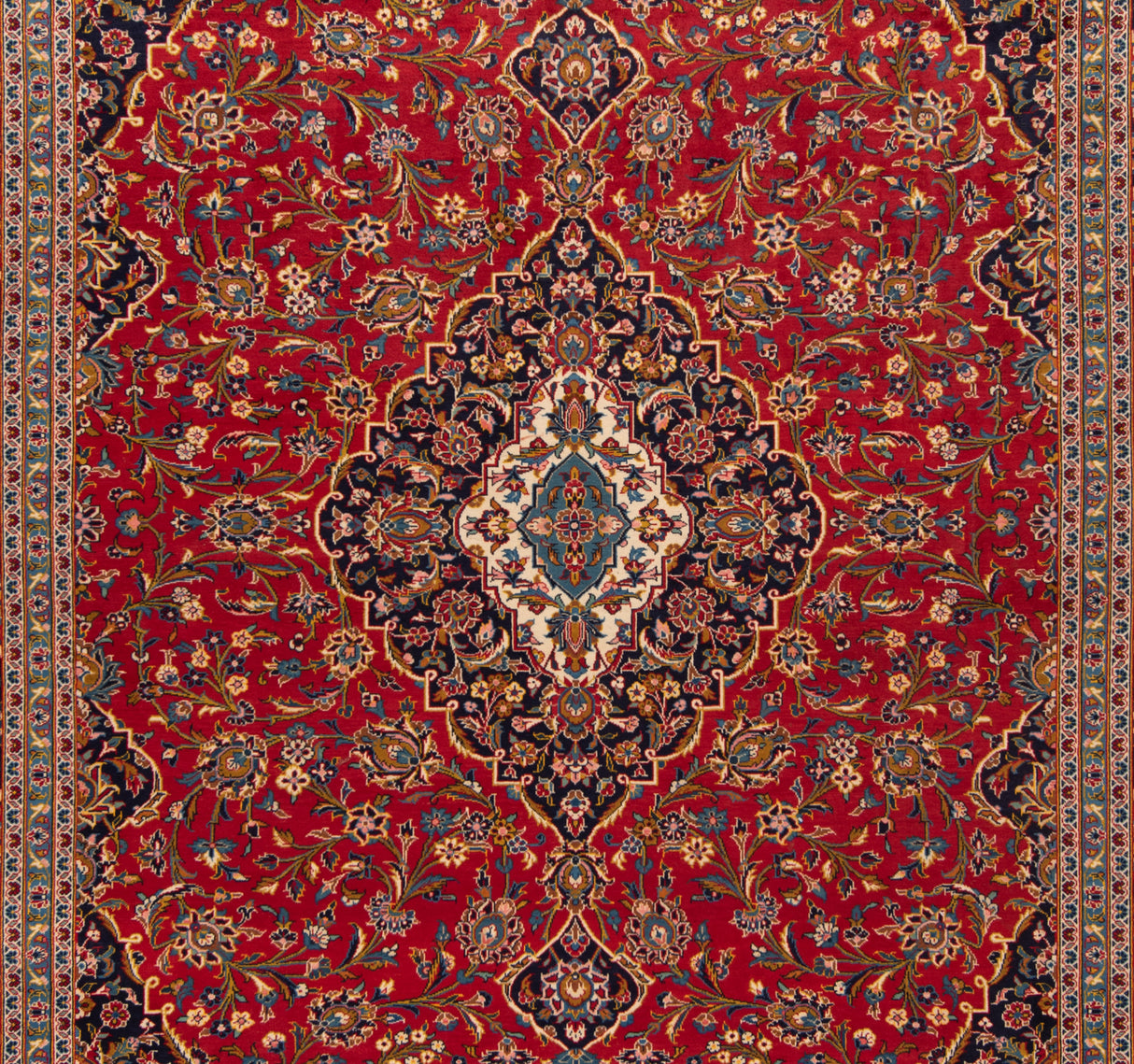 Kashan Persian Rug | 410 x 301 cm