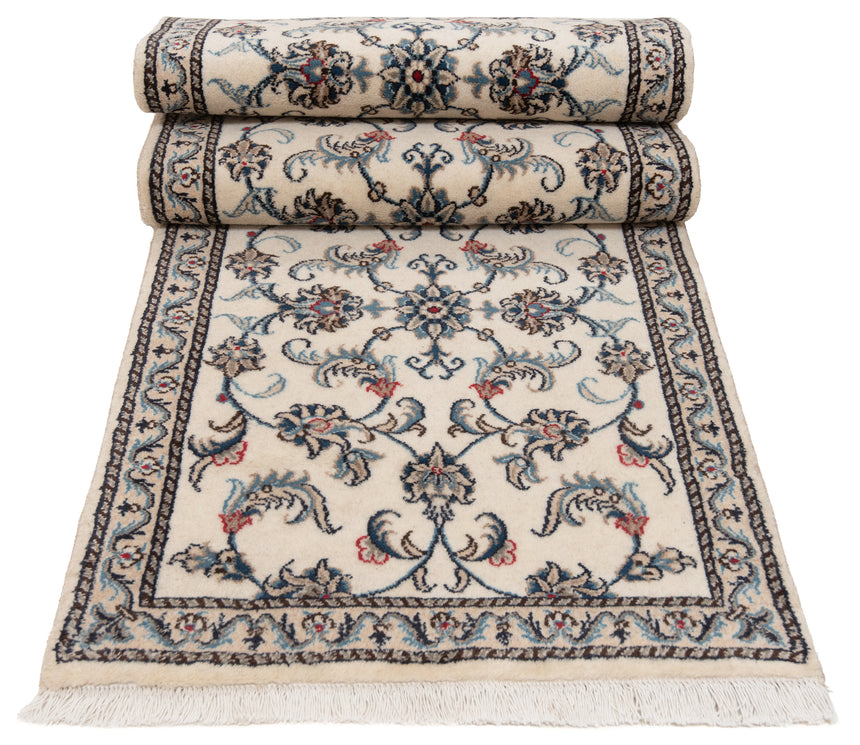 Alfombra persa Nain | 286 x 77 cm