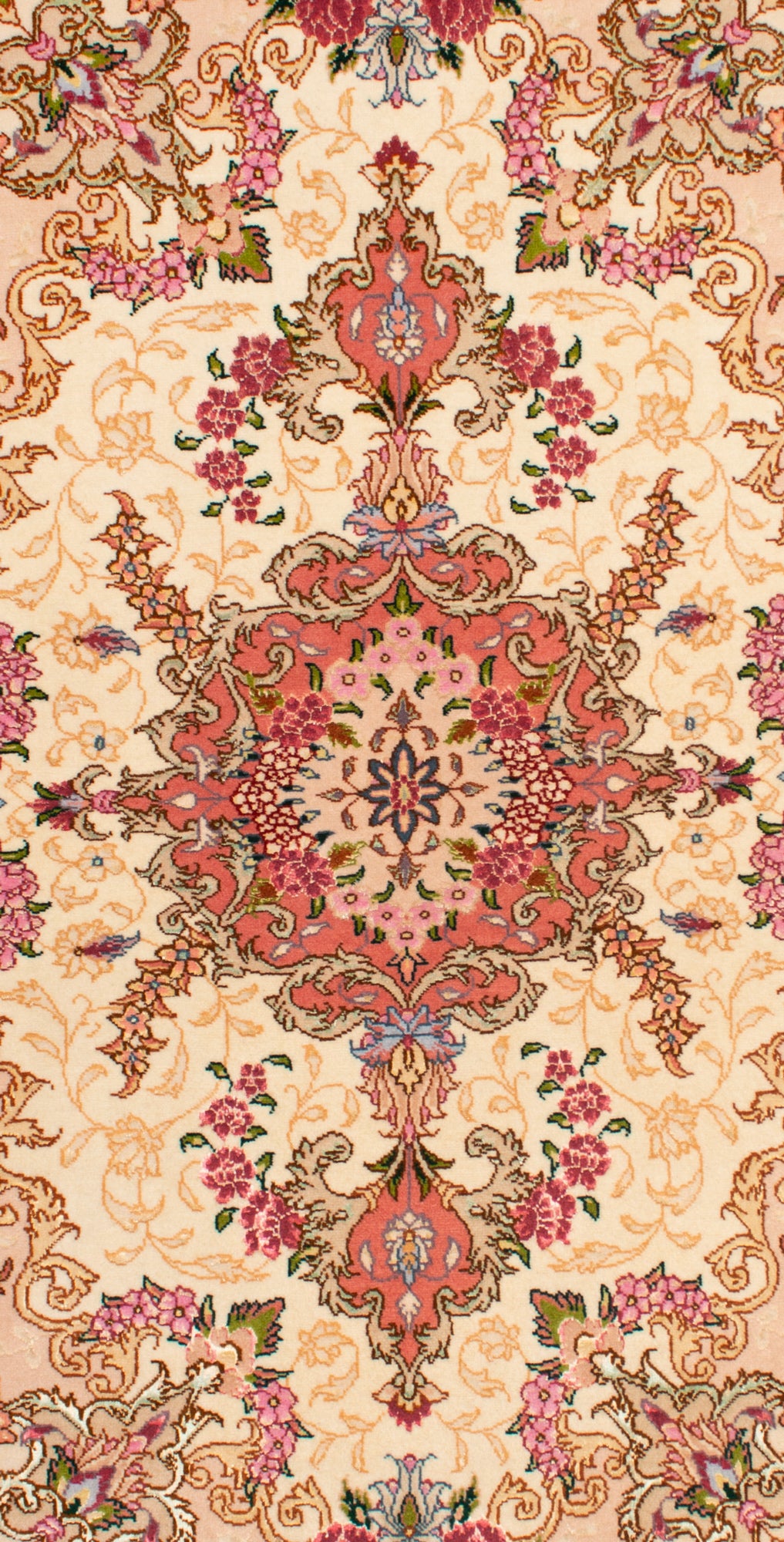 Carpetes persas Tabriz 50Raj | 123 x 77 cm