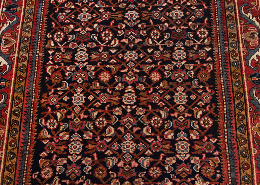 Alfombra Persa Antigua Malayer | 233 x 135 cm