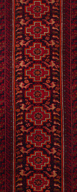 Alfombra Persa Baluch | 277 x 64 cm