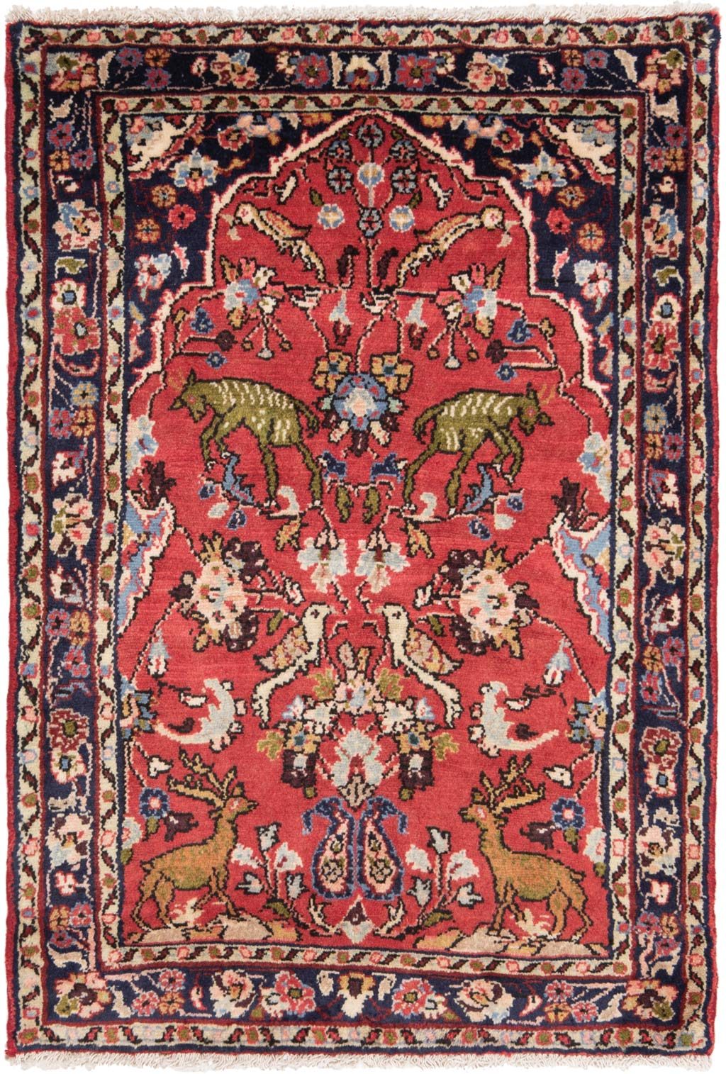 Hamedan Alfombra Persiana | 103 x 64 cm