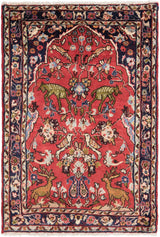 Hamedan Alfombra Persa | 103 x 64 cm