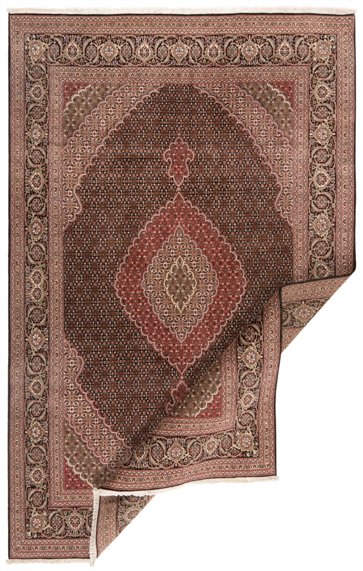 Alfombra persa Tabriz 40 Raj | 303 x 195 cm