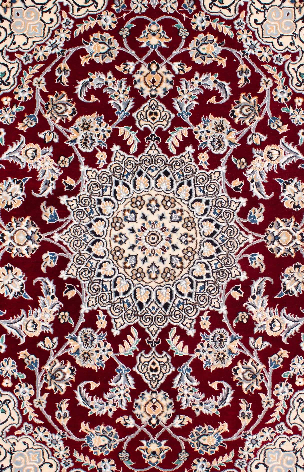 Carpetes persas Nain 9la | 124 x 88 cm