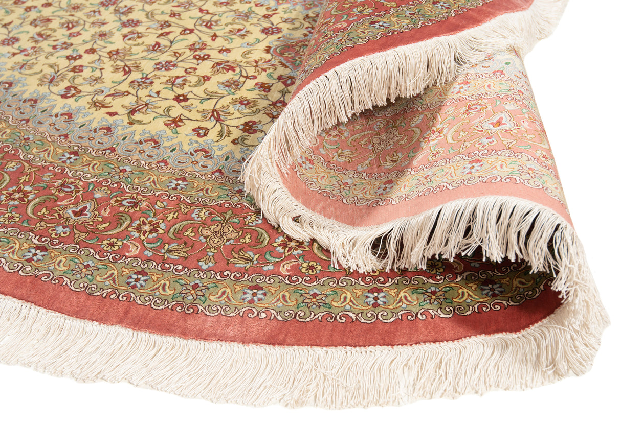Carpete persa qom seda | 200 x 200 cm