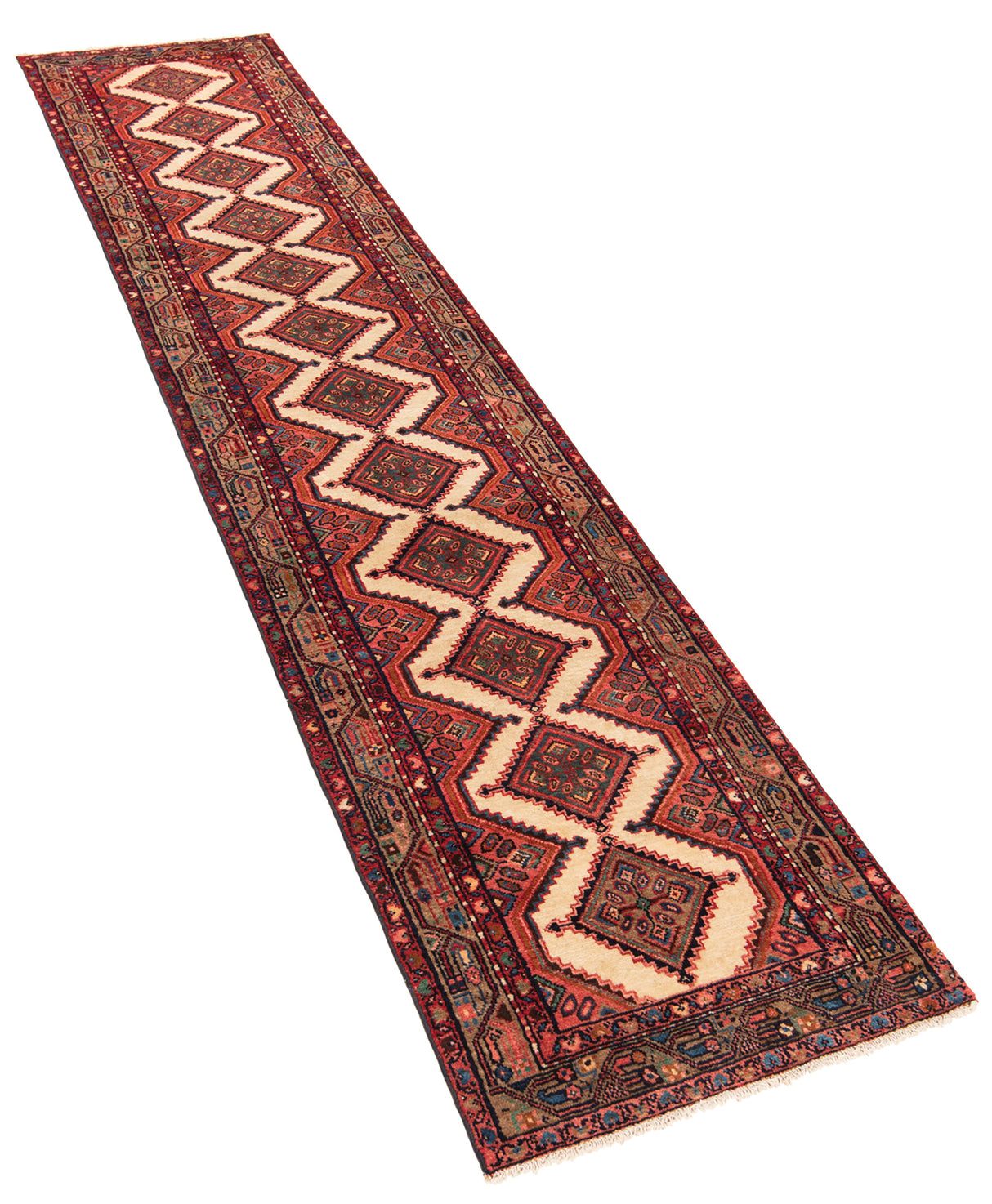 Hamedan Zaghe Persian Rug | 359 x 77 cm