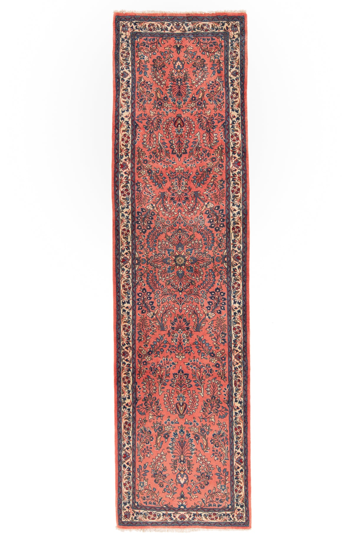 Sarough Persian Rug | 302 x 78 cm