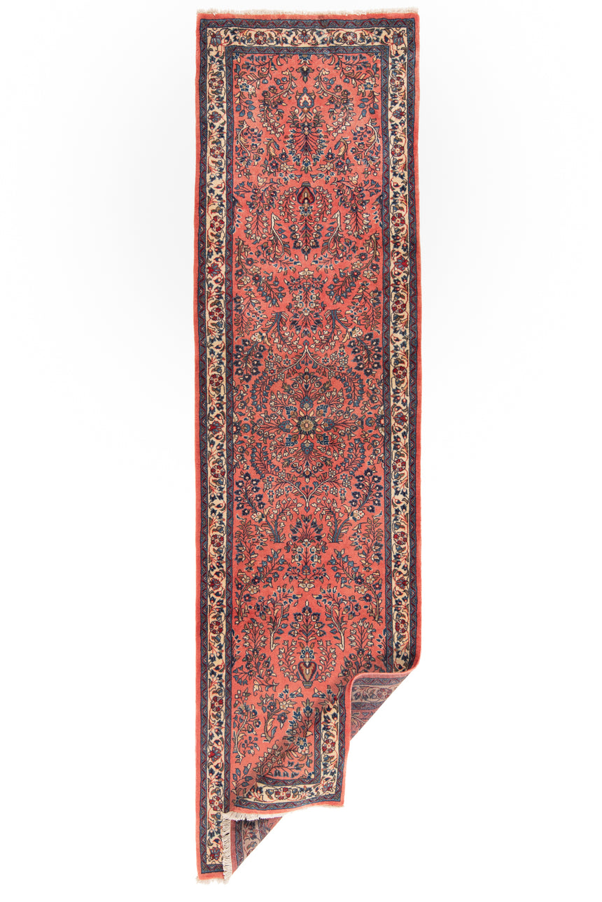 Sarough Persian Rug | 302 x 78 cm