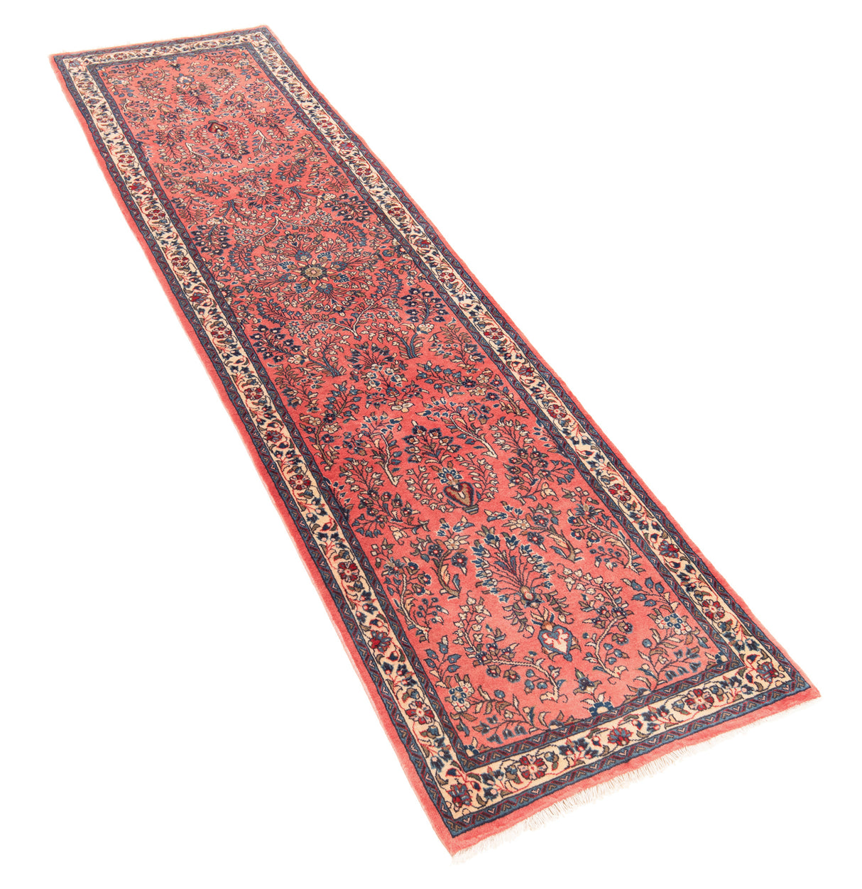 Sarough Persian Rug | 302 x 78 cm