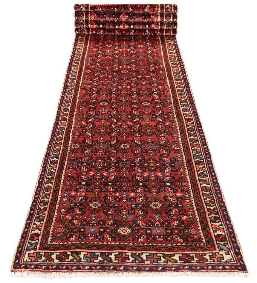 Hamedan Hosseinabad Persian Rug | 398 x 75 cm