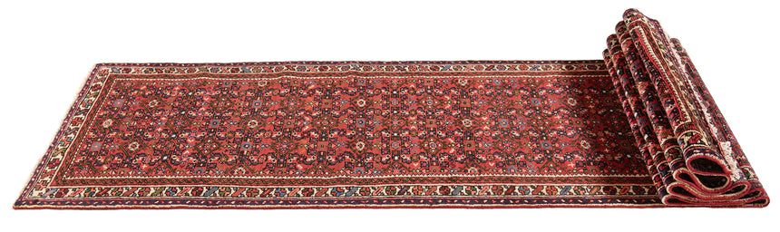 Hamedan Hosseinabad Persian Rug | 398 x 75 cm