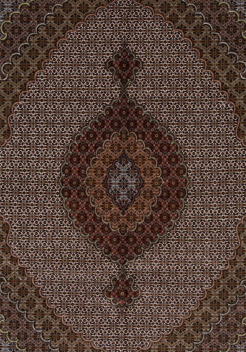Carpetes persas Tabriz 50Raj | 263 x 203 cm