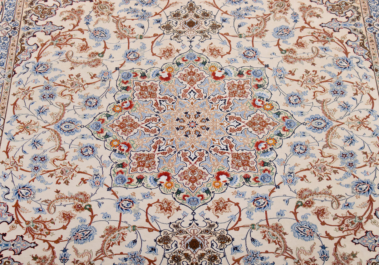Alfombra Persa Isfahan Firmada | 305 x 202 cm
