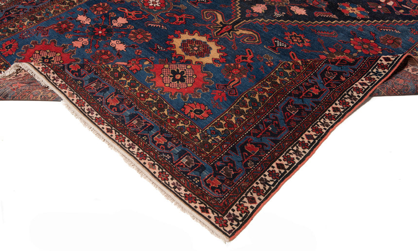 Zanjan Alfombra Persa Antigua 100 años | 617 x 205 cm