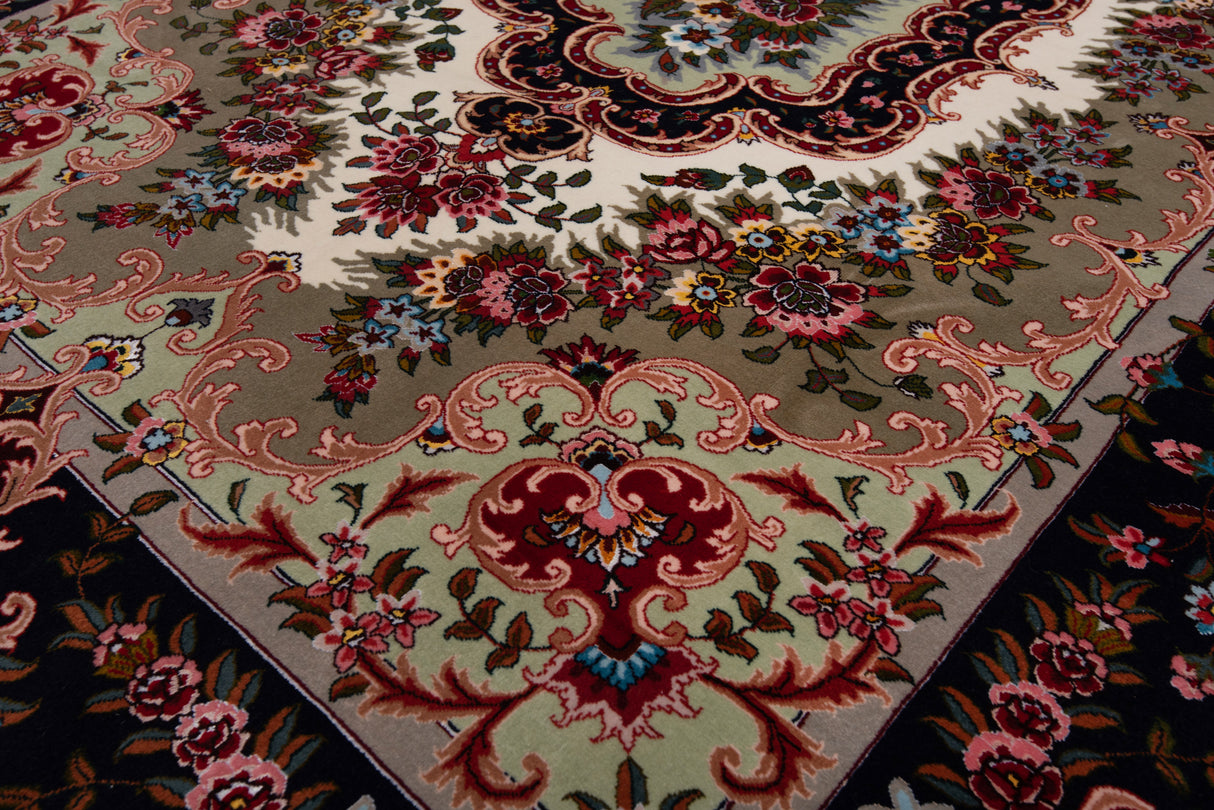 Carpetes persas Tabriz 50Raj | 216 x 155 cm