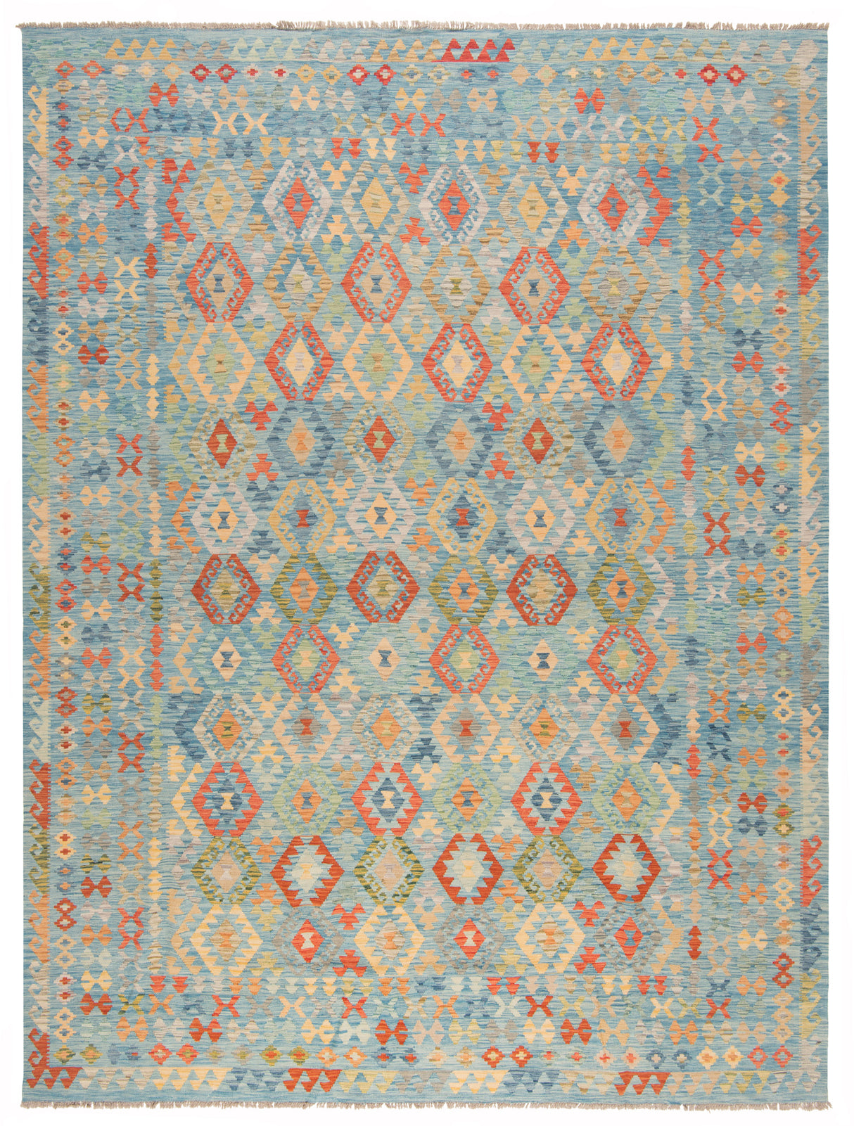 Kilim afegão | 408 x 315 cm