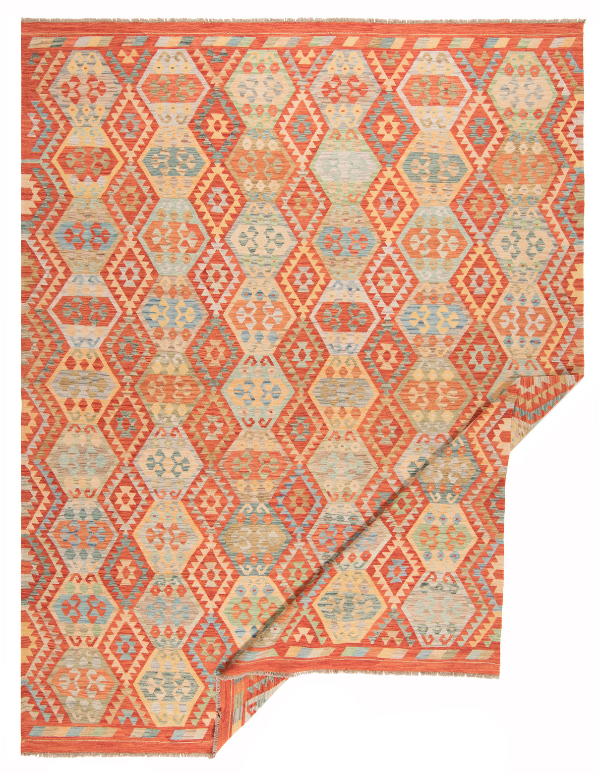 Kilim afgano | 400 x 307 cm