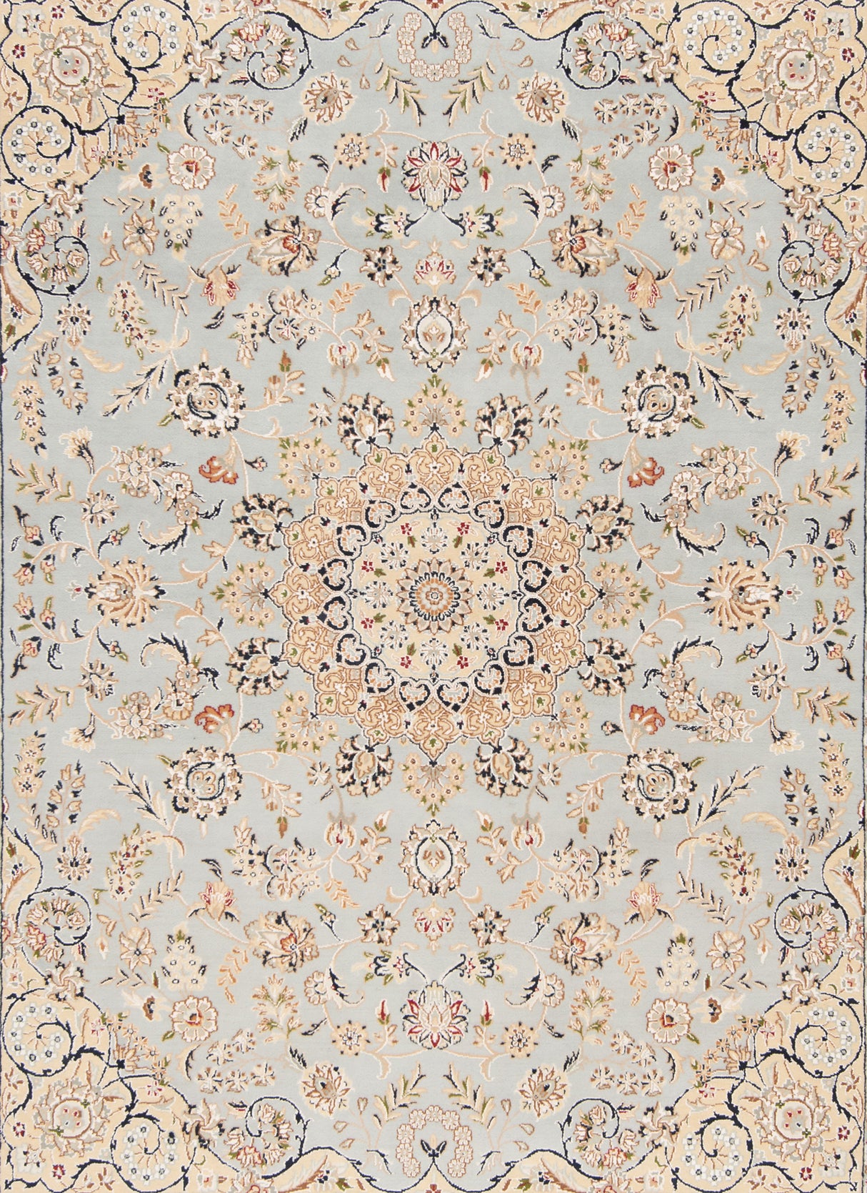 Alfombra persa Nain | 305 x 238 cm