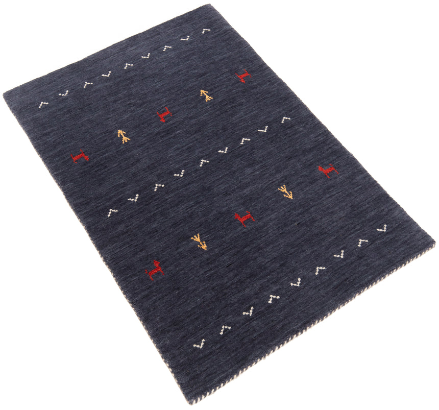 Alfombra en telar manual | 90 x 60 cm