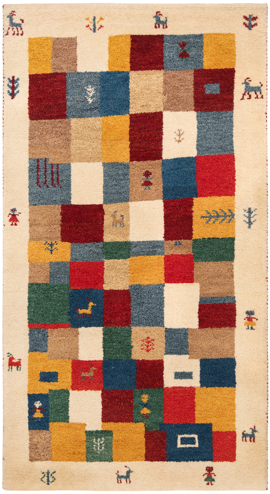 Alfombra persa Gabbeh | 165 x 90 cm